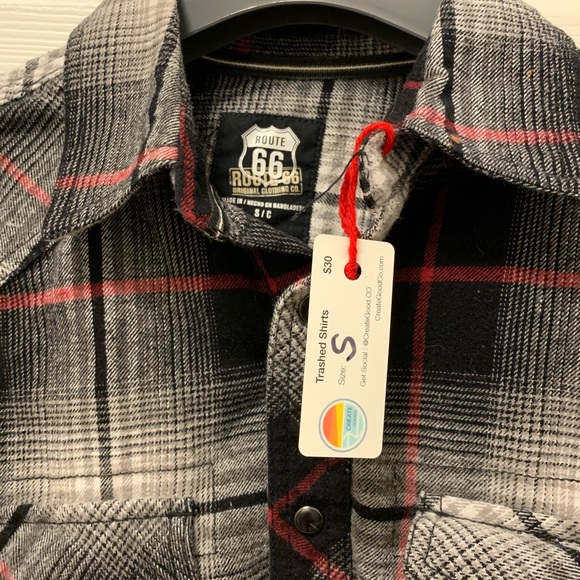 Custom Trashed Flannel - Picture 3 of 4